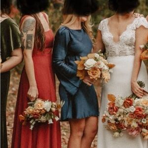 STONE COLD FOX BASIER DRESS IN NAVY (not available online)